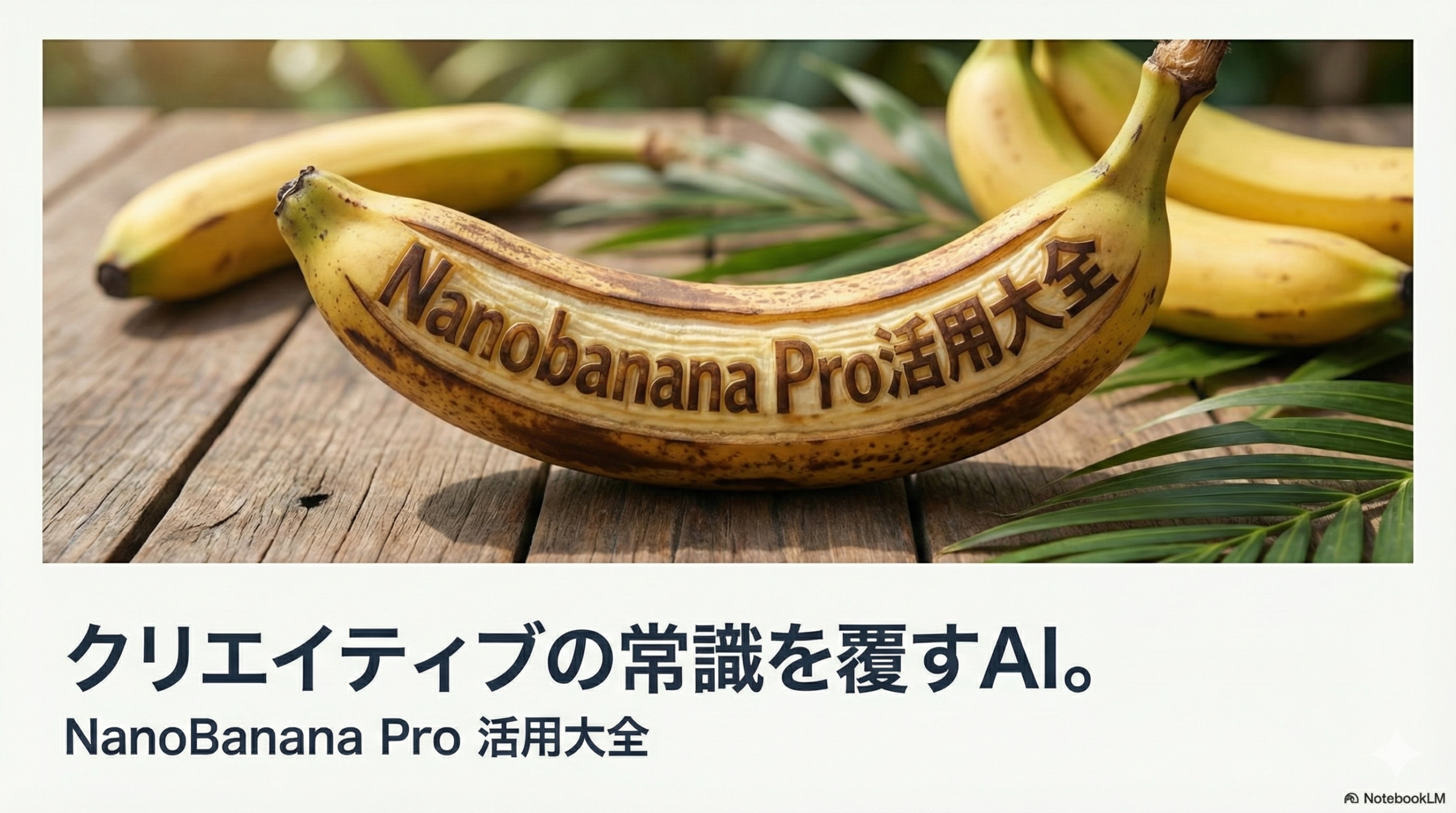 NanoBanana Pro活用大全