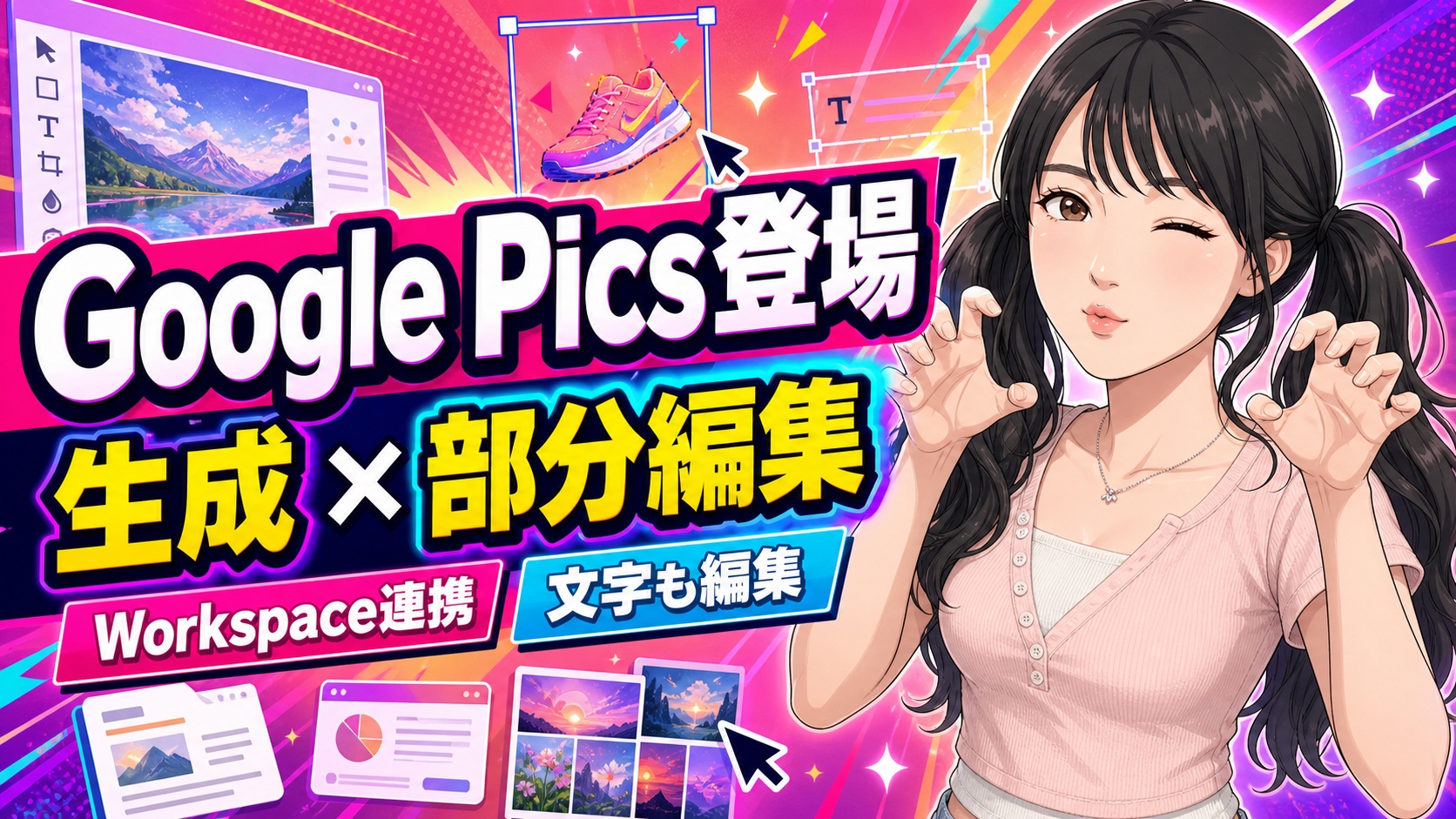 Google Pics登場!画像を部分編集