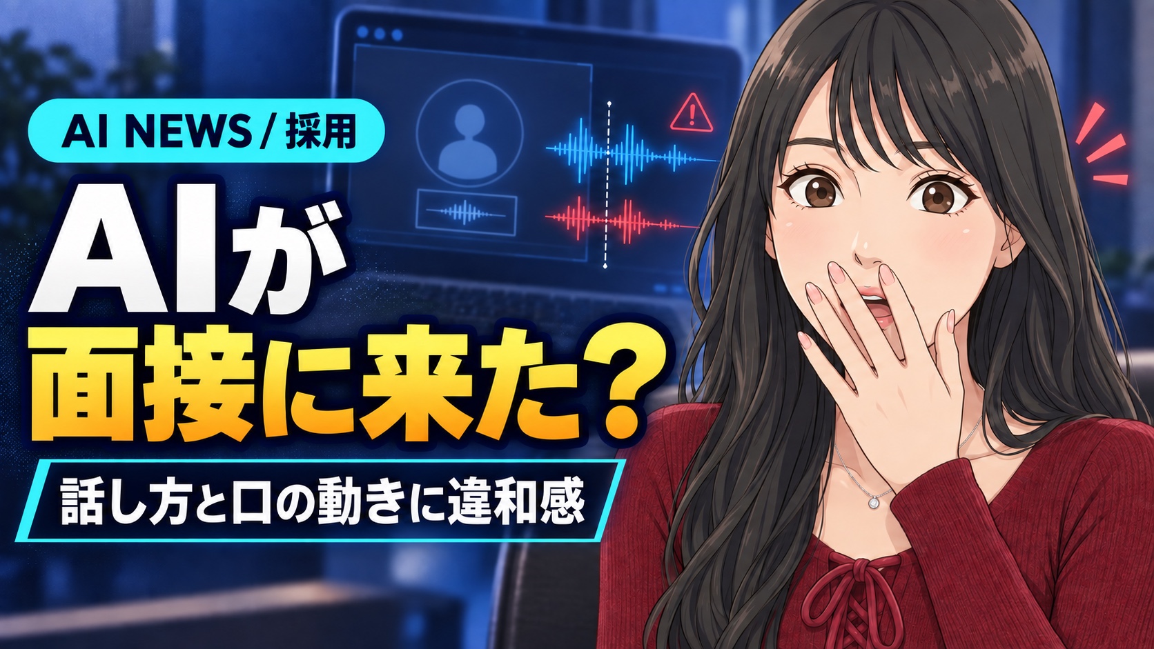 AIが面接に来た? オンライン採用の本人確認を考える