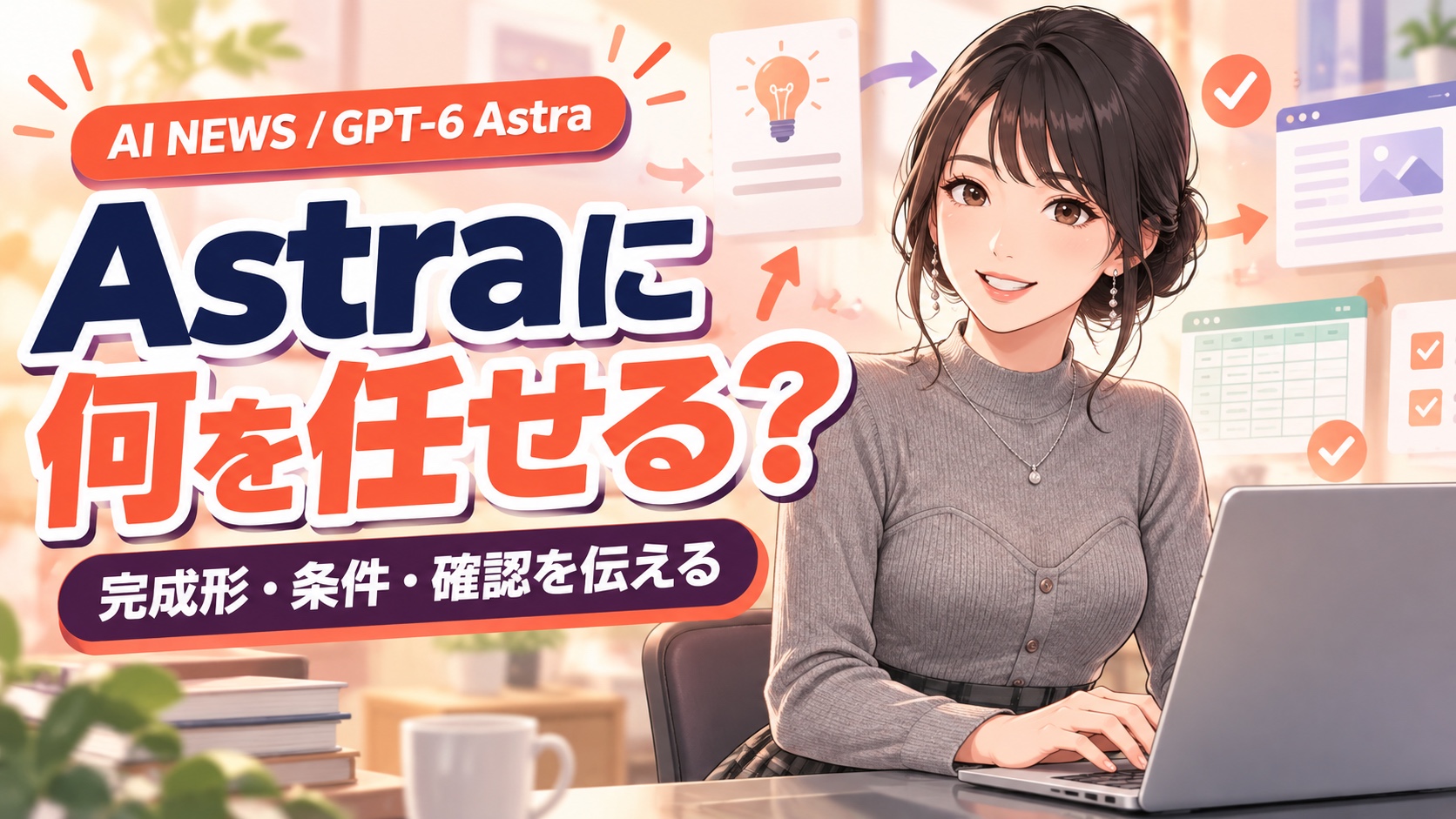 GPT-6 Astra超大全。仕事を任せる前に決めたいこと