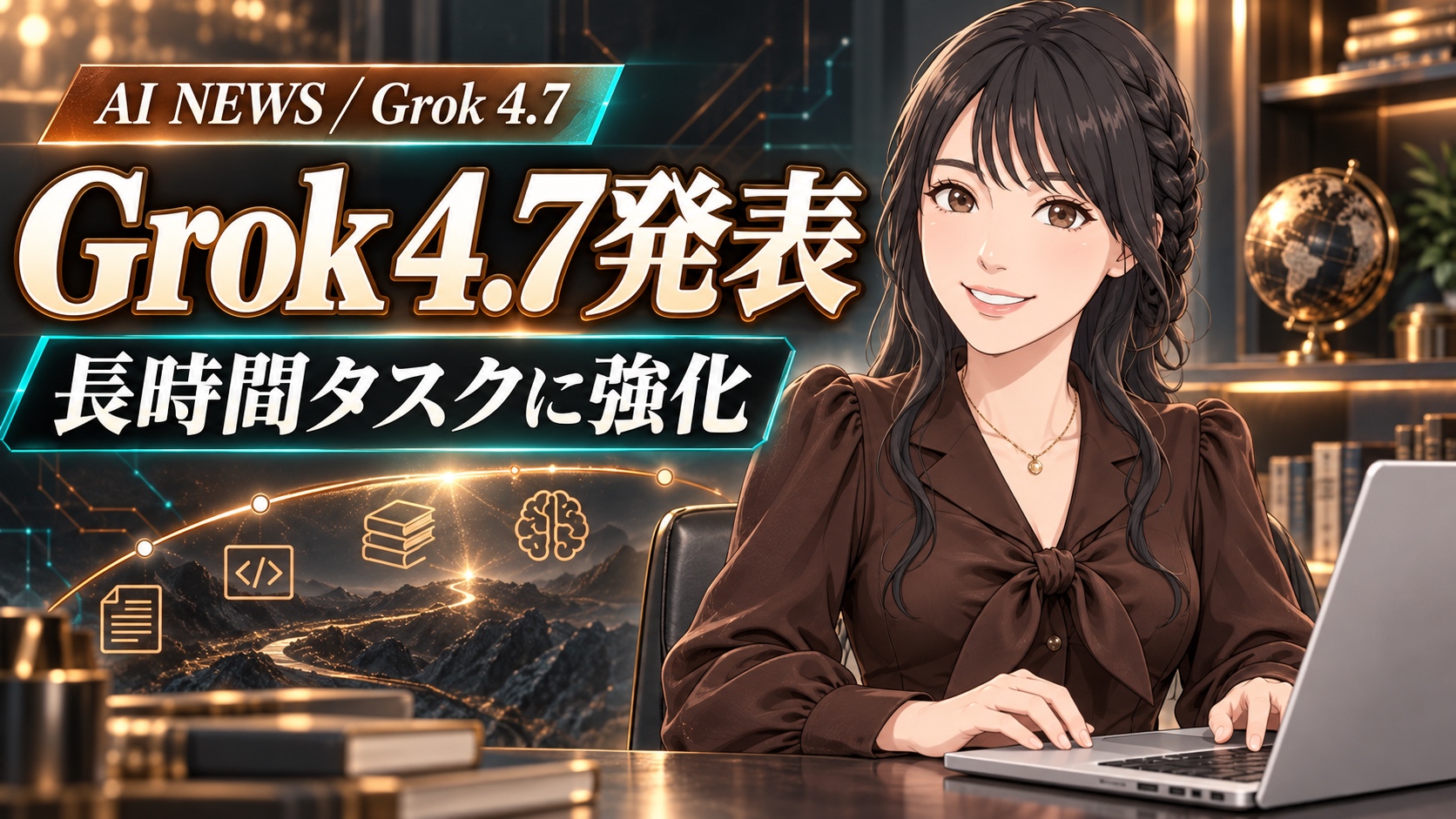 Grok 4.7発表。長時間タスク向けに強化