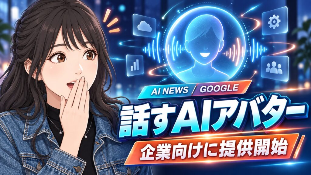 Gemini 3.8 Liveにアバター機能、企業向け提供開始