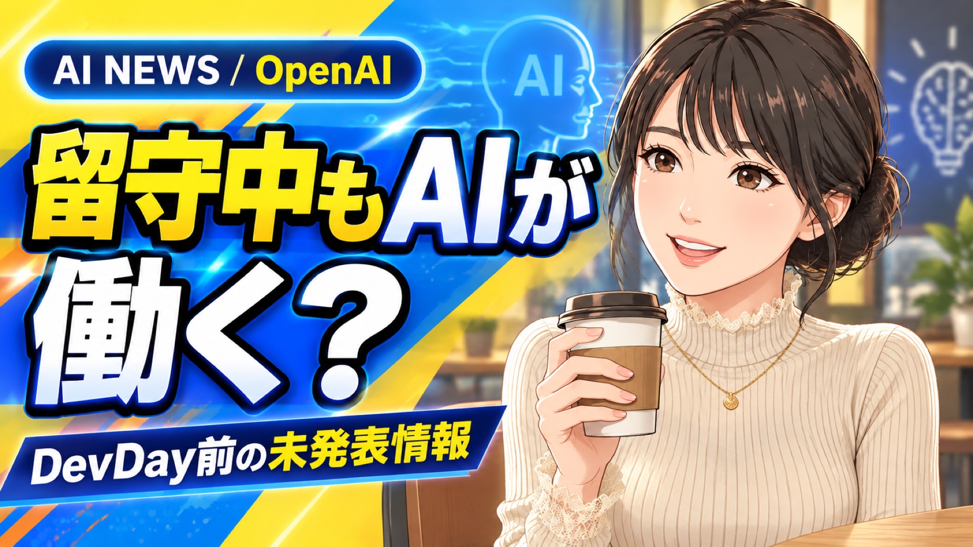 ChatGPTが留守中も働く？ OpenAI発表前に確認したいこと
